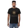 Flower of Life Sacred Geometry T-Shirt | Spiritual Symbol Tee | Unisex Black