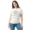 Seed of Life Sacred Geometry T Shirt | Spiritual Symbol Tee | Unisex White