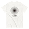 Torus Sacred Geometry T-Shirt | Energy Field Symbol Tee | Unisex White